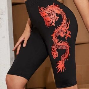 Dragon Biker Shorts